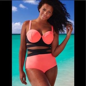 Swimsuits for All GabiFresh The Electress Ultra Pink